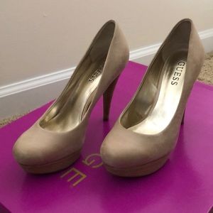 Guess Nude Heels Size 6.5